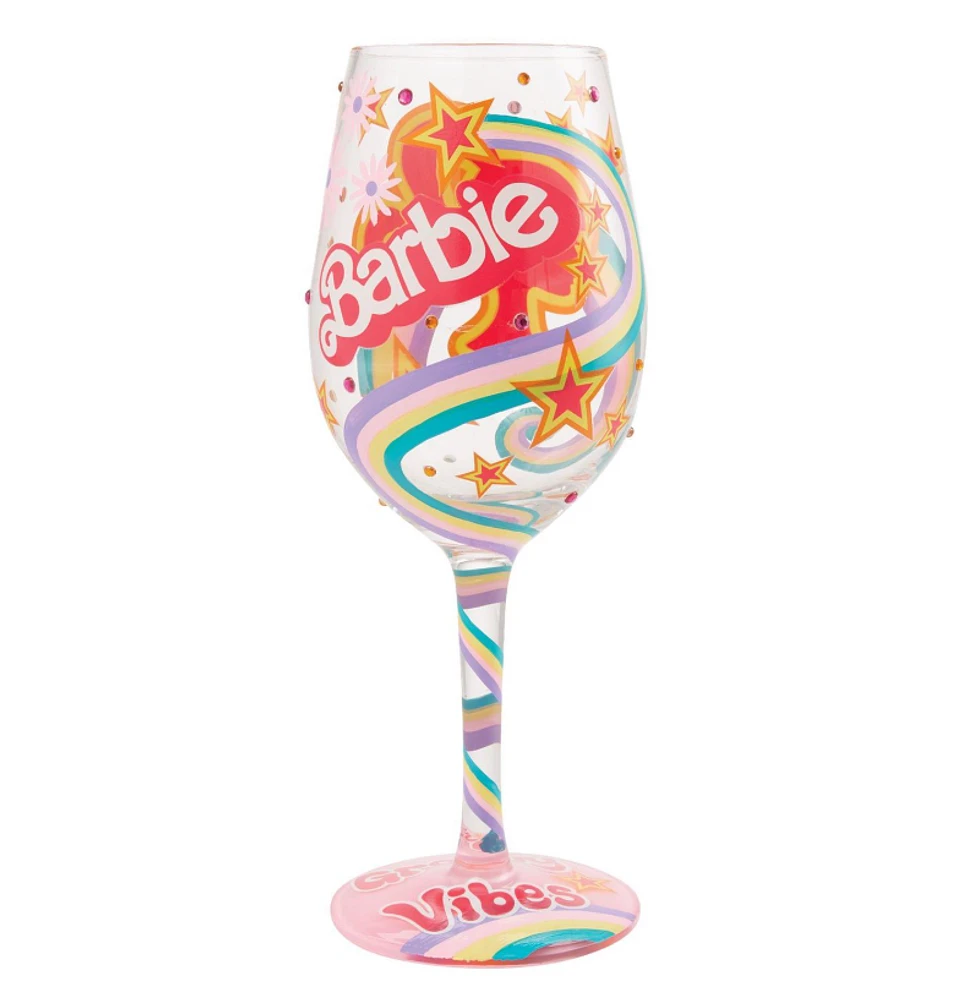 The Original Fashionista Barbie Wine Glass