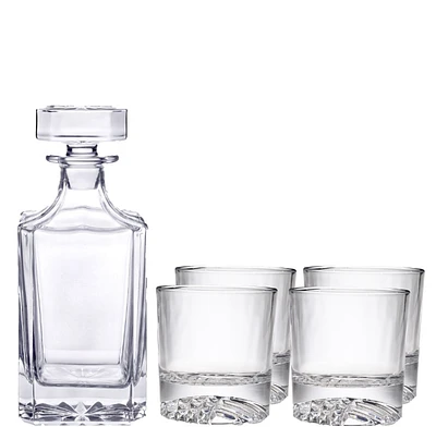 Classic 5pc Whiskey Decanter Set