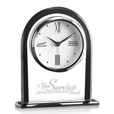 Whitby Clock - Black