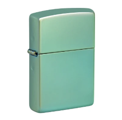 High Polish Green Zippo