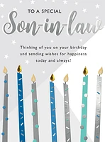 Special Son-in-Law Birthday Card