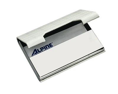 White Business Card Holder