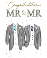 Congratulations Mr and Mr Wedding Card