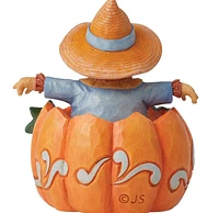 Pumpkin and Scarecrow Figurine
