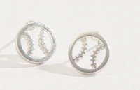 Baseball Stud Earrings