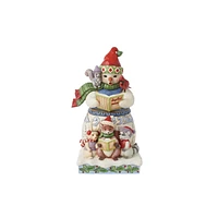 Snowman and Animals Caroling