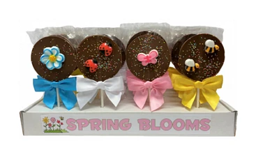 Milk Chocolate Spring Blooms Suckers