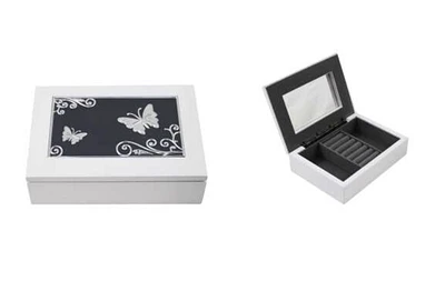 White Butterfly Jewel Box
