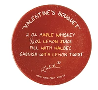 Valentine'sBouquet Wine Glass