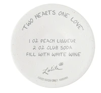 Bride Two Hearts Wine Glass
