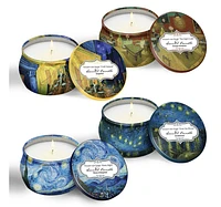 Van Gogh at Night Candle Set of 4