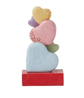 Stacked Message Hearts
