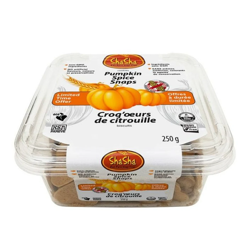 Pumpkin Spice Snap Tubs 250g