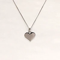 Sterling Silver Heart Necklace