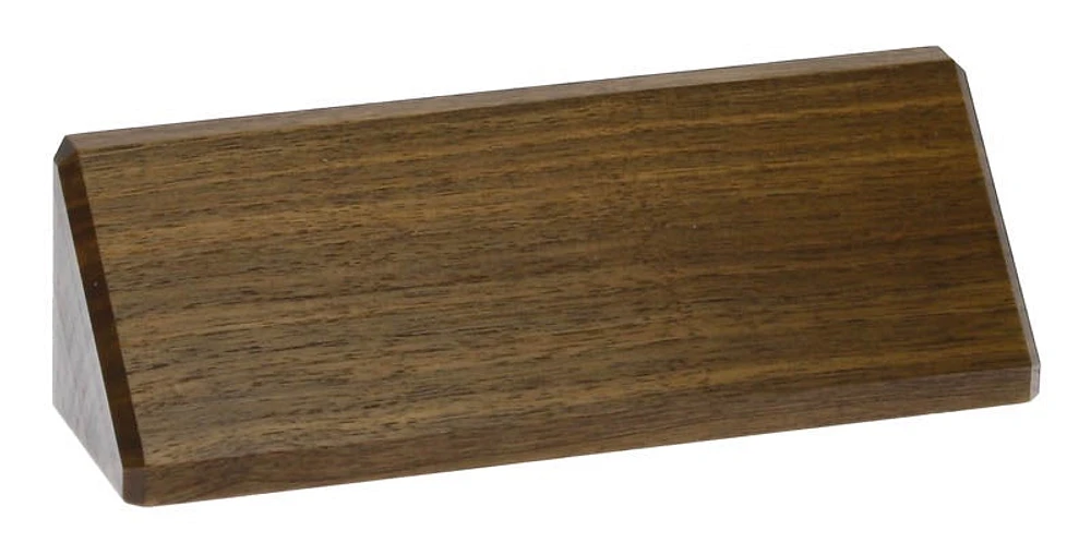 Name Plate Holder, Solid Walnut 6″