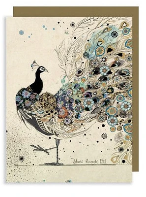 Peacock Greeting Card