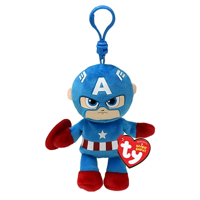 TY Beanie Babies Clip - Captain America
