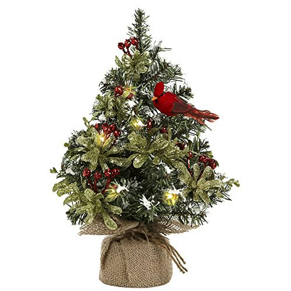 Light Up Cardinal Evergreen