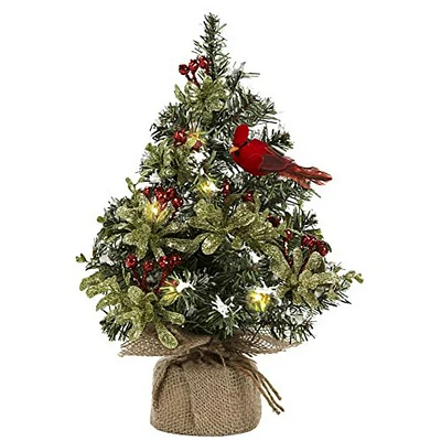 Light Up Cardinal Evergreen