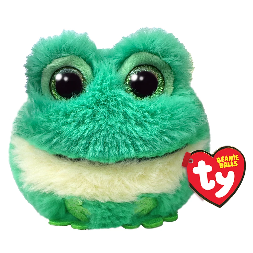 TY Plushie-Gilly Frog Beanie Balls