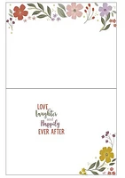 "Congrats to the Happy Couple" Card