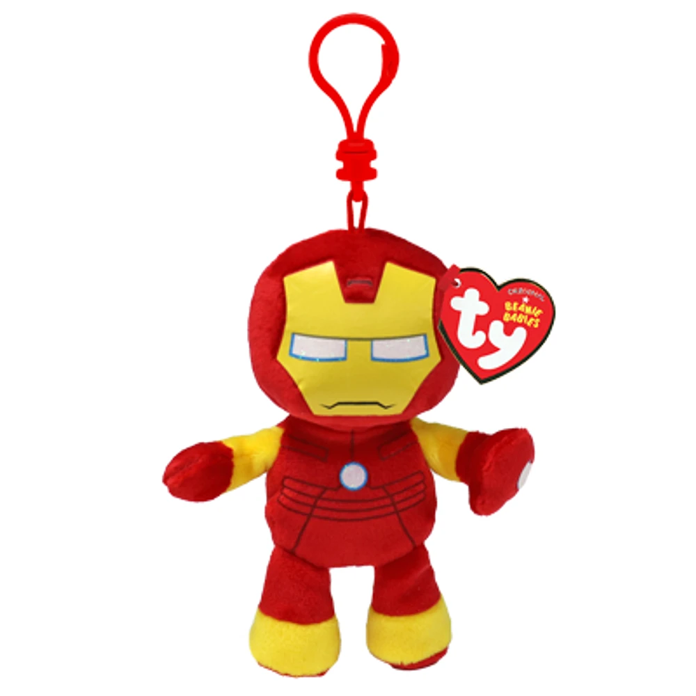 TY Beanie Babies Clip - Iron Man