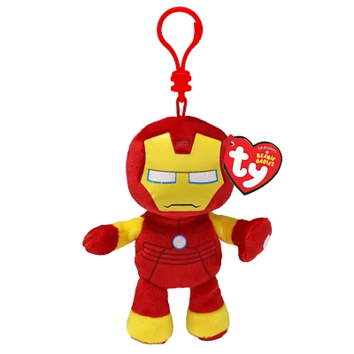 TY Beanie Babies Clip - Iron Man
