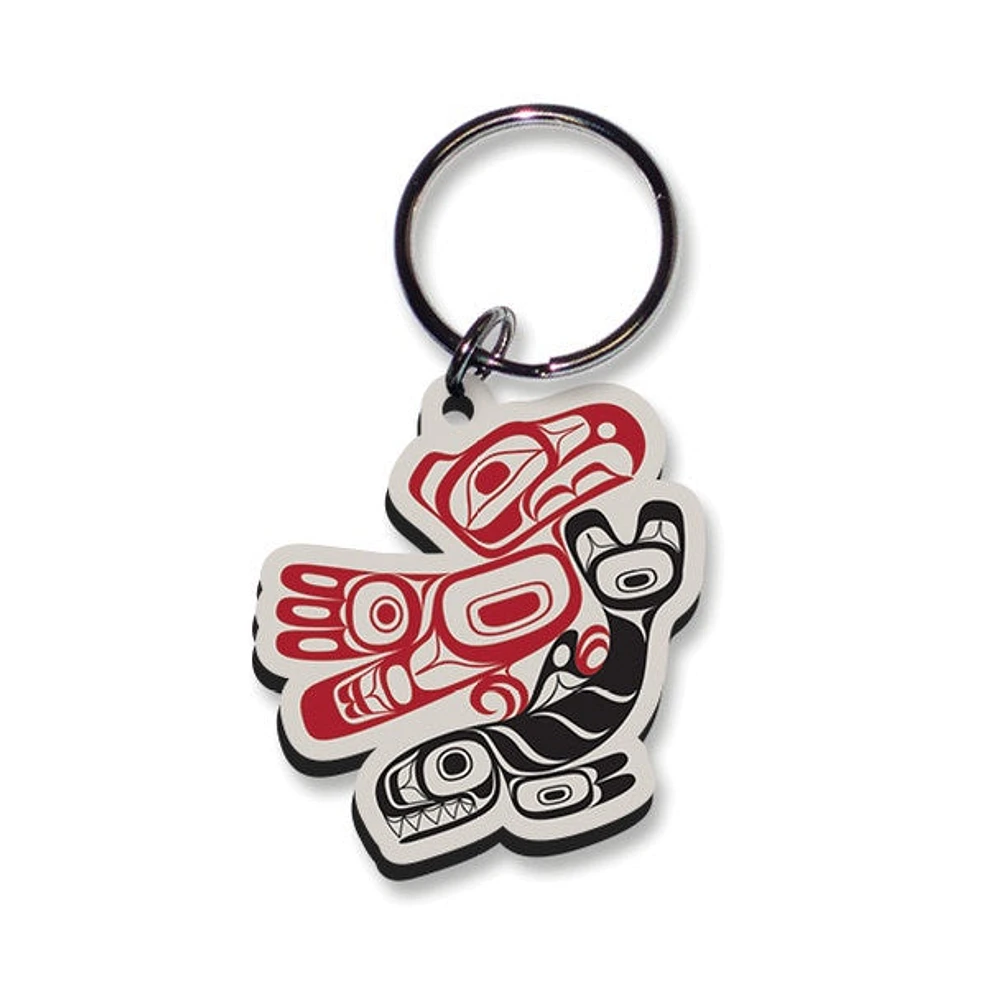 Thunderbird and Orca Keychain