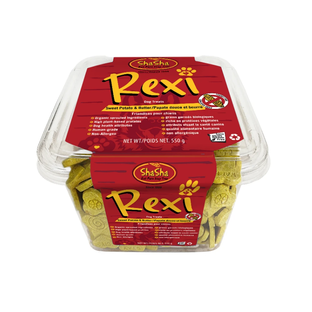Rexi Dog Treats - Sweet Potato & Butter 550G