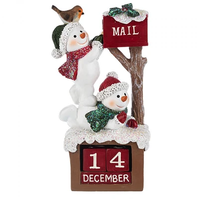 Snowman Mail Christmas Countdown