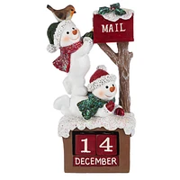Snowman Mail Christmas Countdown