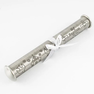Baptism Certificate Tube