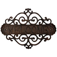 Cast Iron Welcome Sign