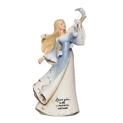 MOON AND BACK ANGEL HEAVENLY BLESSINGS