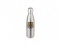 Customizable 17oz Stainless Steel Cola Shaped Bottle (Silver)