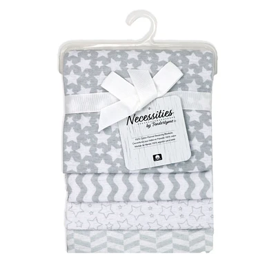 4 Pack Star Necessities Receiving Blankets