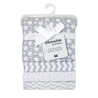 4 Pack Star Necessities Receiving Blankets