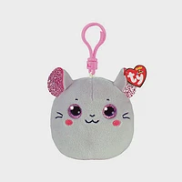 TY Catnip Grey Cat Clip