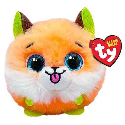 TY Plushie-Sherbet Orange Fox Beanie Balls