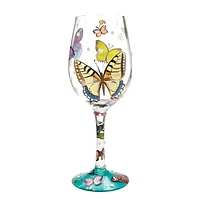 Butterfly Wine Glass
