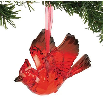 Acrylic Cardinal Ornament
