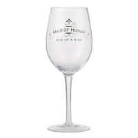 Insignia Maid of Honor Wine Glass