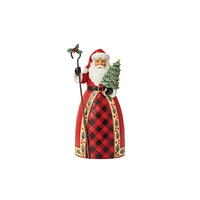 Jim Shore Highland Glen Santa Tree Cane