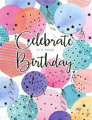 Large Celebrate It’s Your Birthday Card