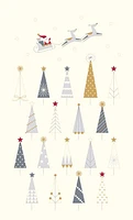 Santa Sleigh Christmas Card