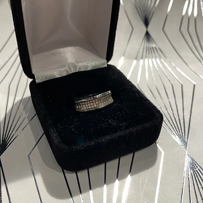 Cubic Zirconia Sterling Silver Ring