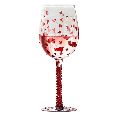 Red Hot Wine Glass