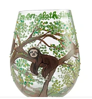 Stemless Sloth Stemless Wine Glass