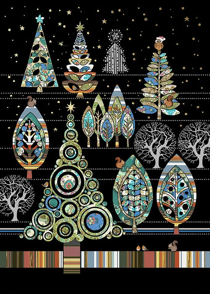 Christmas Tree Forest Christmas Card