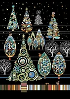 Christmas Tree Forest Christmas Card